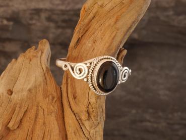 Silberring mit Onyx