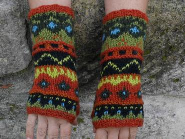 Woolen wristwarmers