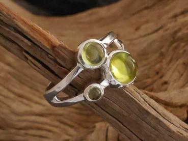 Silberring mit Peridot