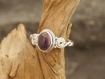 Silberring mit Amethyst