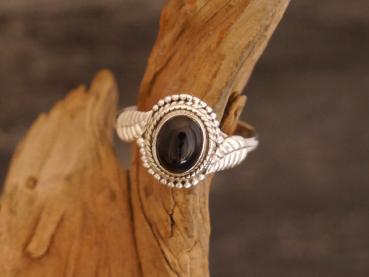 Silberring mit Onyx