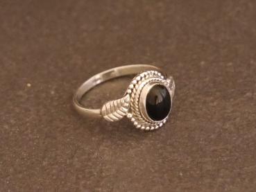 Silberring mit Onyx