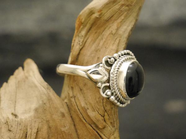 Silberring mit Onyx