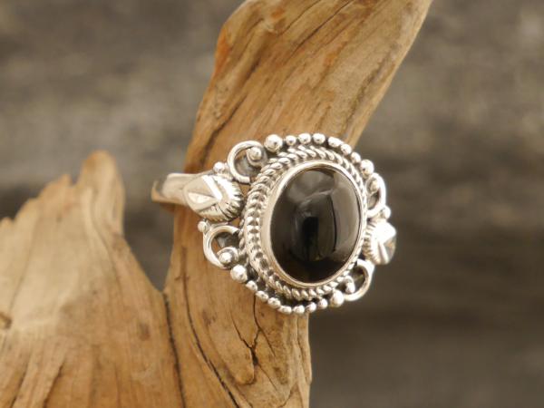 Silberring mit Onyx