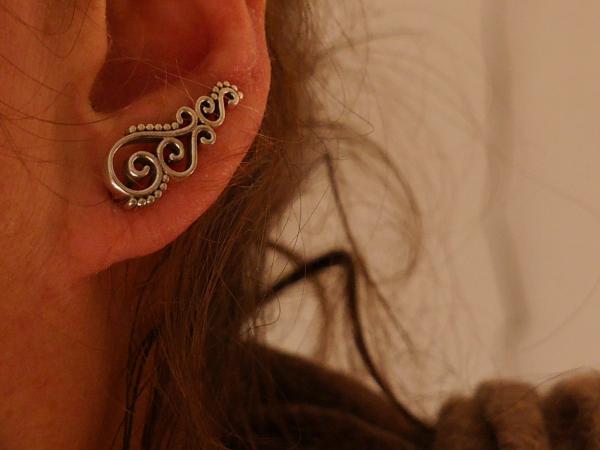 Silberohrringe Earcuffs