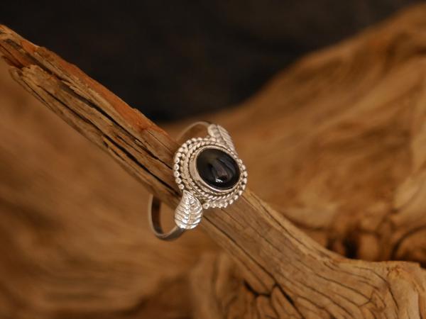 Silberring mit Onyx