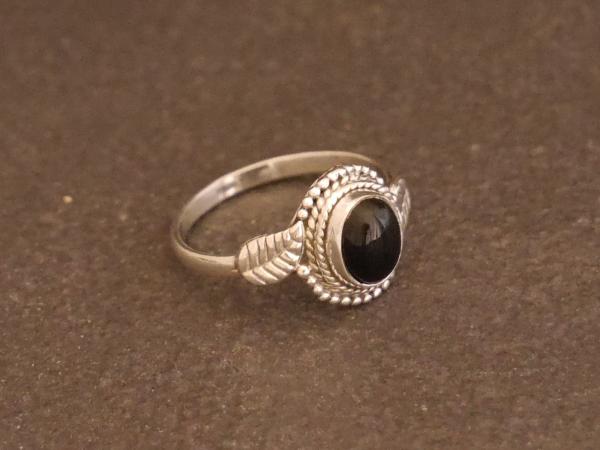 Silberring mit Onyx